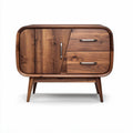 Wooden side table with drawer and cabinet design for living room 80 x 40 x 60cm